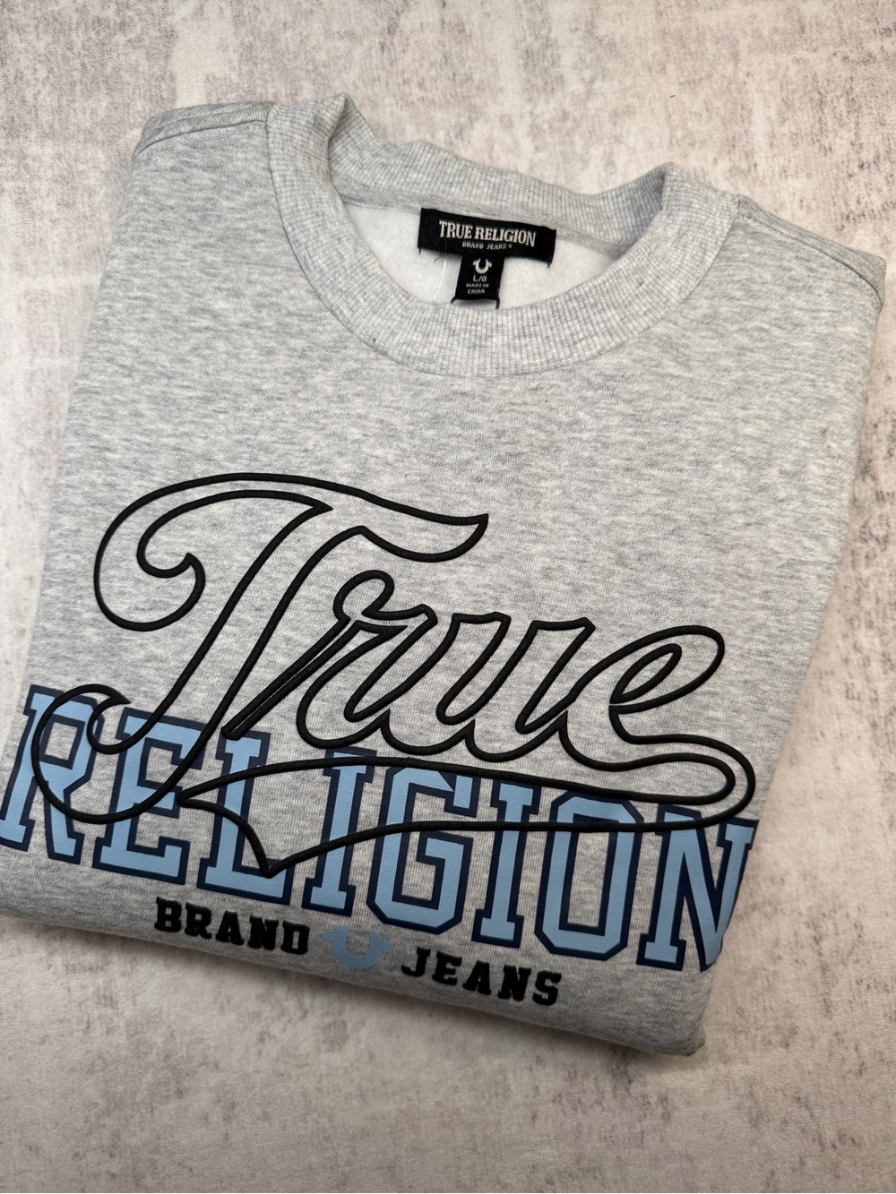 True Religion Women’s Sporty Pullover Crew NWT Sz L